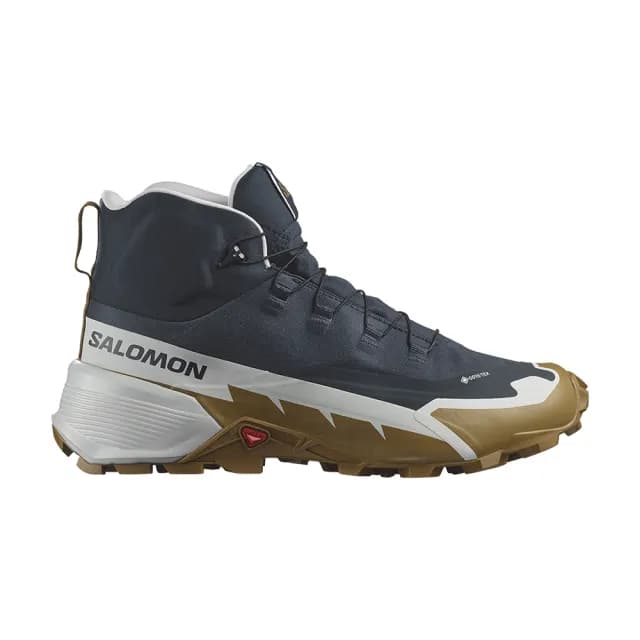 【salomon官方直營】男 CROSS HIKE 2 Goretex 中筒登山鞋(碳黑/冰河灰/棕)