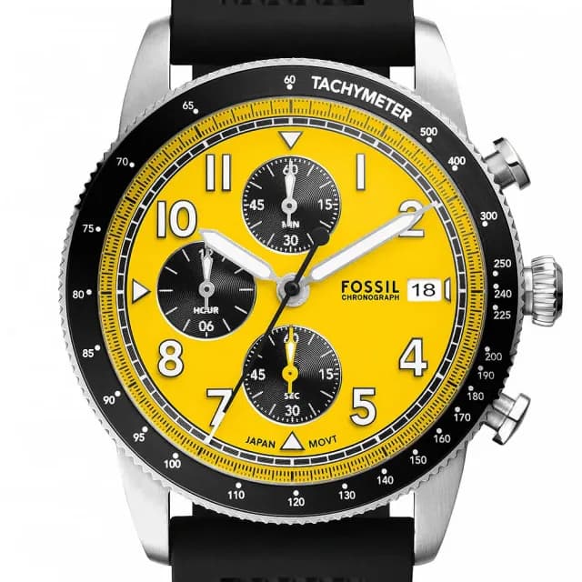【FOSSIL】Sport Tourer 城市探險計時手錶-42mm 禮物 送禮 推薦(FS6044)