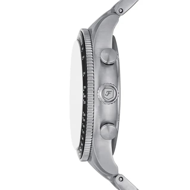 【FOSSIL】Sport Tourer 經典黑白三眼計時手錶-42mm 禮物 送禮 推薦(FS6045)