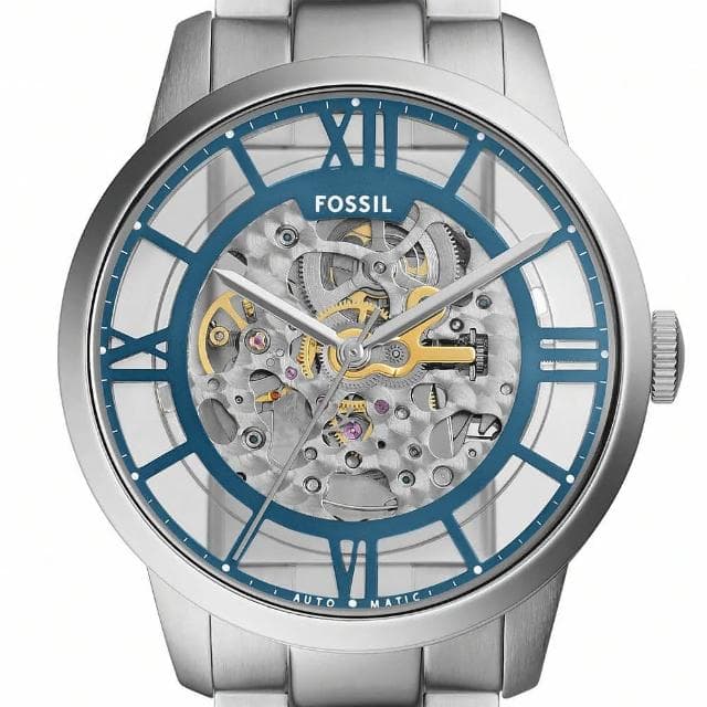 【FOSSIL】Townsman 爵士鏤空機械錶-44mm 母親節 送禮 禮物(ME3260)