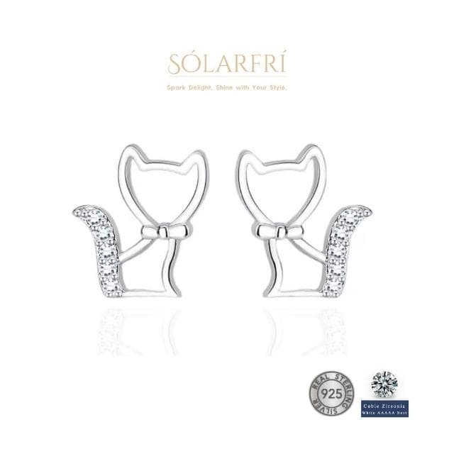 【SOLARFRi】銀針耳環｜優選親膚材質配戴舒適 附品牌禮盒包裝(閨蜜情人女友母親老婆禮物)