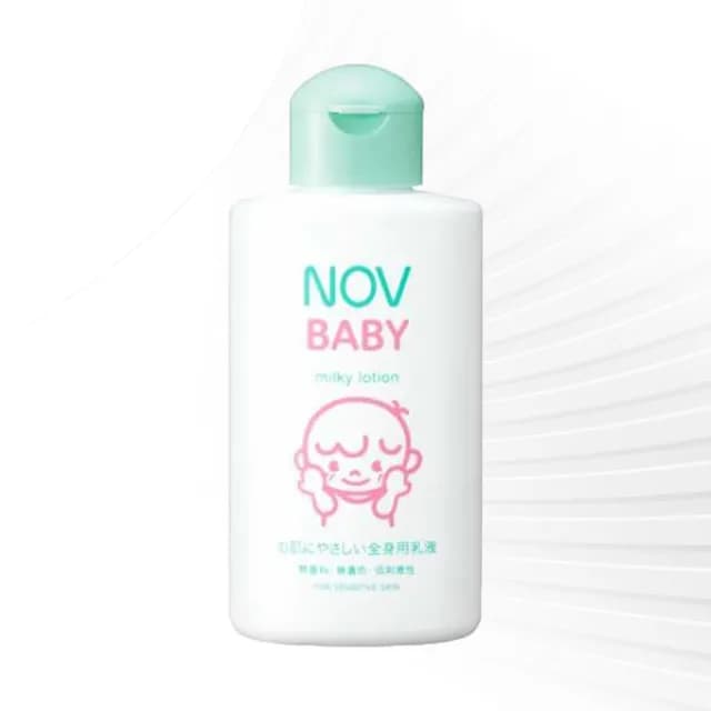 【NOV 娜芙】貝比溫和乳液X2瓶(120ml/瓶 隨機贈樣包3包 嬰兒適用 臉部.身體可使用)