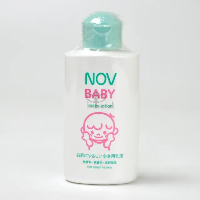 【NOV 娜芙】貝比溫和乳液 120ml(隨機贈樣包3包 嬰兒適用 臉部.身體可使用)