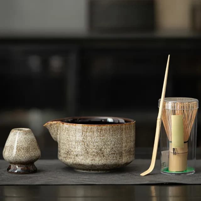 【TEA Dream】日式葵感茶技抹茶碗套裝禮盒(女生禮物 母親節禮物)