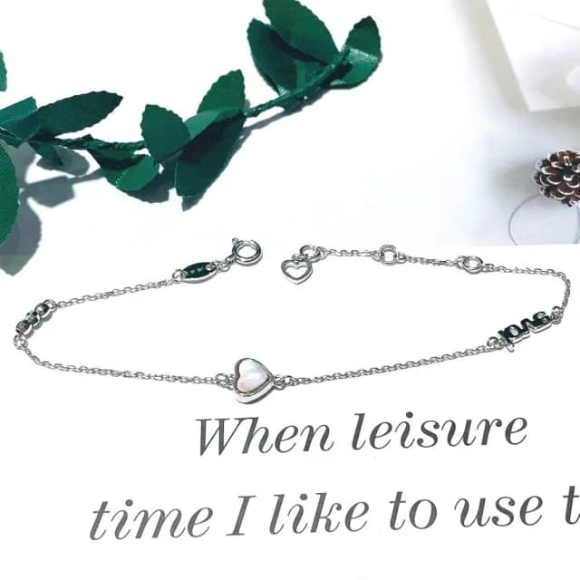 【Eli Jewelry】Pt950正鉑金 LOVE淡粉紫色珍珠貝小愛心鉑金手鍊 愛心手環(附金飾保證卡 精美禮物包裝)
