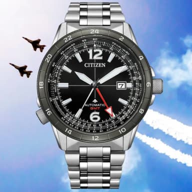 【CITIZEN 星辰】PROMASTER 台灣限量100只 GMT機械腕錶 畢業禮物 送禮 推薦(NB6046-59E)