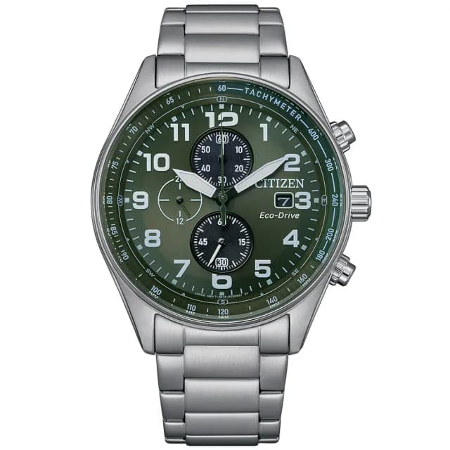 【CITIZEN 星辰】Chronograph系列 時尚光動能計時腕錶 七夕 情人節 送禮 推薦(CA0770-72X)