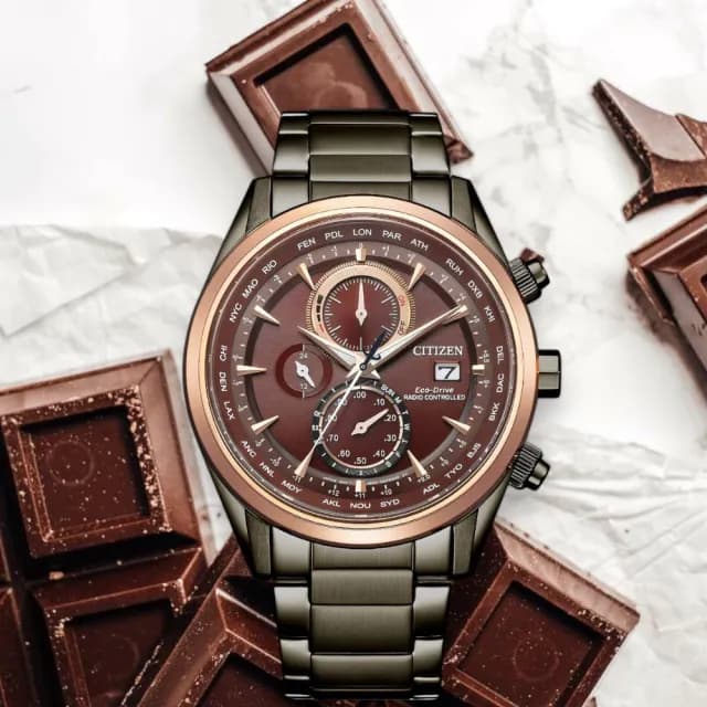 【CITIZEN 星辰】Eco-Drive 光動能 計時腕錶 男錶 手錶 藍寶石 畢業 禮物 推薦(AT8267-86X)