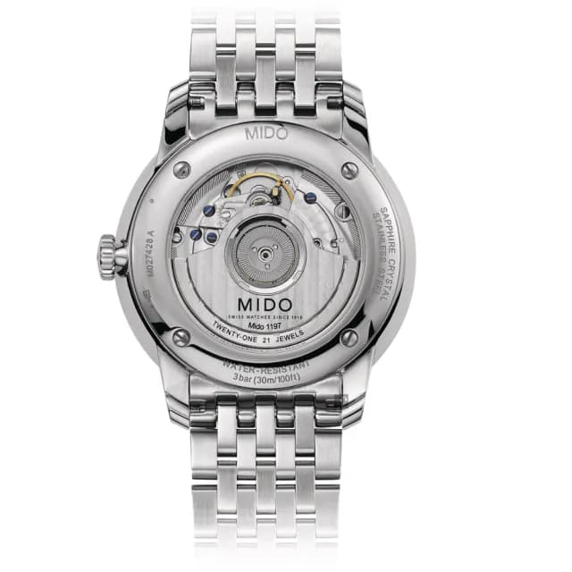 【MIDO 美度】官方授權 Baroncelli 動力儲存機械錶-40mm 手錶 送禮 推薦(M0274281101300)