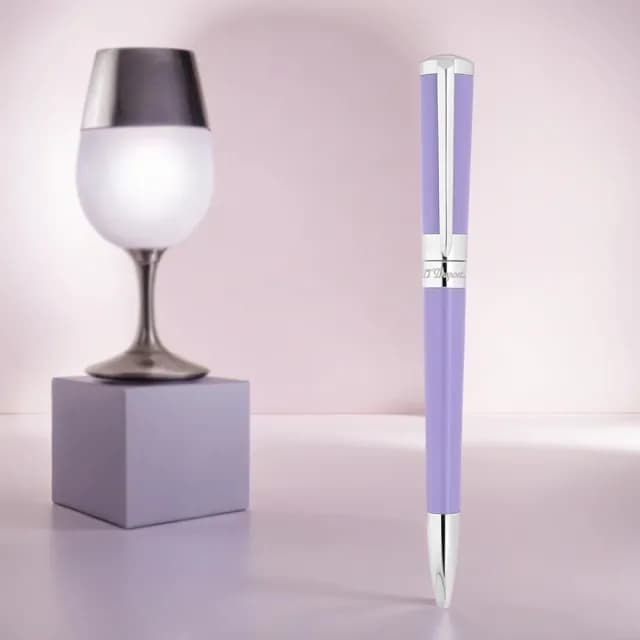 【S.T.Dupont 都彭】法國製 LIBERTE系列 薰衣草紫 原子筆 送禮 禮物 推薦(465225G)