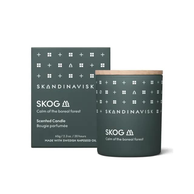 【Skandinavisk】官方直營 香氛蠟燭 65g(SKOG 挪威森林)