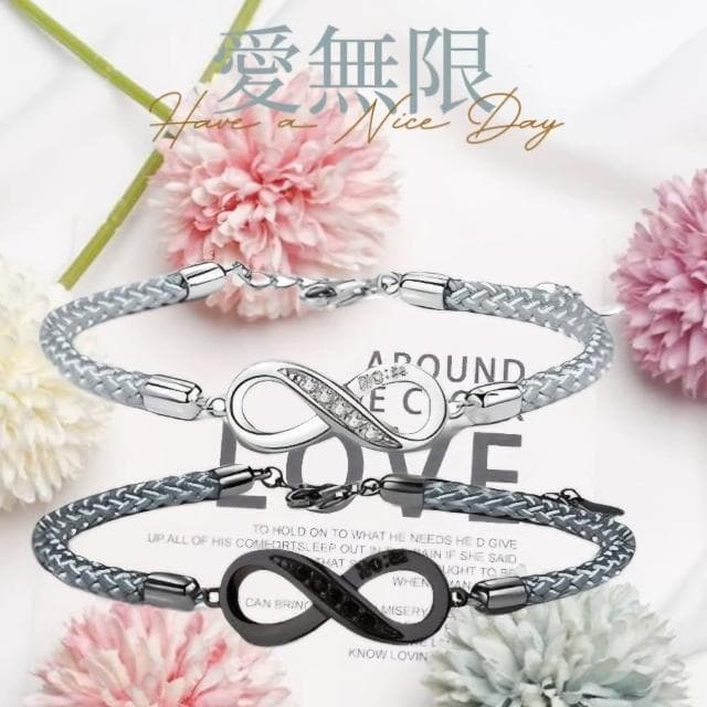 【愛無限】莫比烏斯  情侶對鍊(紀念日/生日禮物)