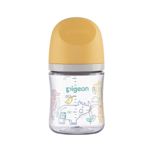 【Pigeon貝親 官方直營】第三代母乳實感T-ester奶瓶160ml(海洋世界/春日物語/非洲動物)