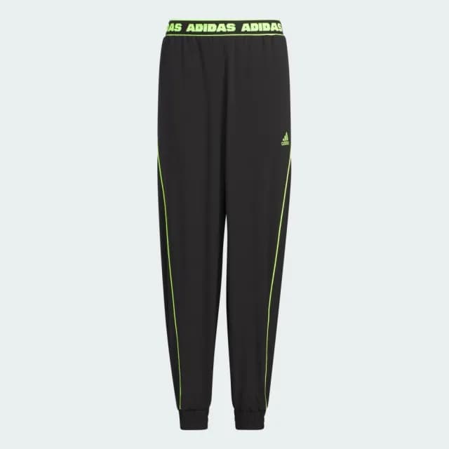 【adidas 愛迪達】運動長褲 吸濕排汗 童裝 IQ1291