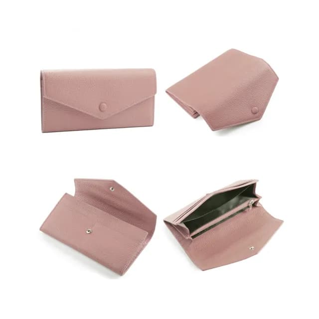 【JOYFUL LIFE 特樂生活】雙11 柔軟 氣質 信封長夾(零錢包/ 皮夾 / 長夾)
