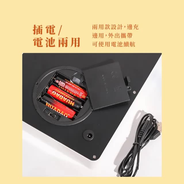 【一鹿紙雕】3D創意鏡面紙雕小夜燈(化妝鏡 桌面鏡 造型氣氛燈 床頭燈 居家擺飾 情人 生日禮物 過節)