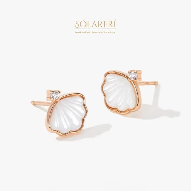 【SOLARFRi】銀針耳環｜閃耀輕奢小眾款親膚低敏 附品牌禮盒包裝(閨蜜情人女友母親老婆禮物)