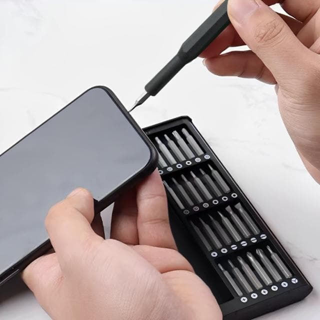 【E.dot】2入組 24合1精修磁吸螺絲刀套裝(維修工具組)