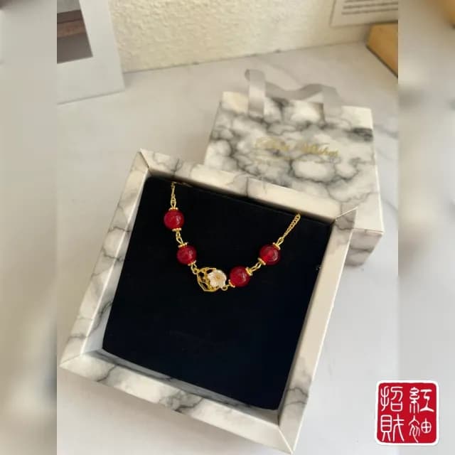 【DESIGN】紅袖招財串珠手鍊(招財魅力禮物)