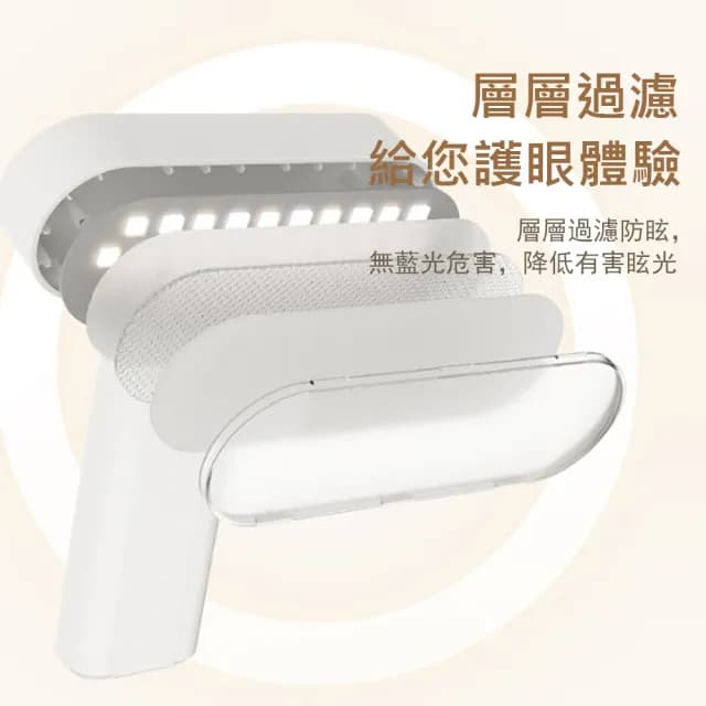 【Kyhome】T28便攜式LED閱讀檯燈 可立可掛 學習護眼桌燈 三擋色溫 床頭小夜燈 交換禮物