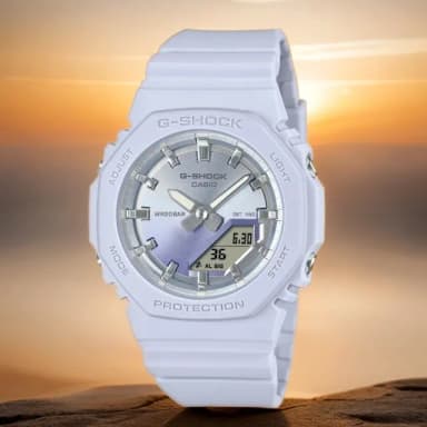【CASIO 卡西歐】G-SHOCK  八角  日落時刻 漸層環保手錶 女錶 送禮 禮物 推薦(GMA-P2100SG-2A)