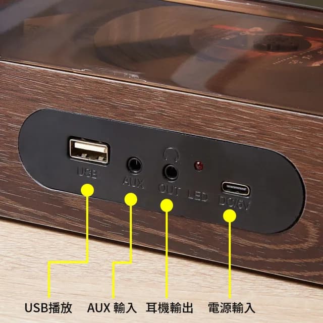 【狄倫思生活美學】木質感/CD播放機/CD播放器/藍芽喇叭/CD機/CD player(三色可選/保固一年/SG1900)