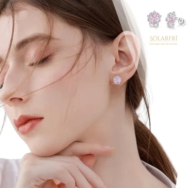【SOLARFRi】銀針耳環｜閃耀輕奢小眾款親膚低敏 附品牌禮盒包裝(閨蜜情人女友母親老婆禮物)