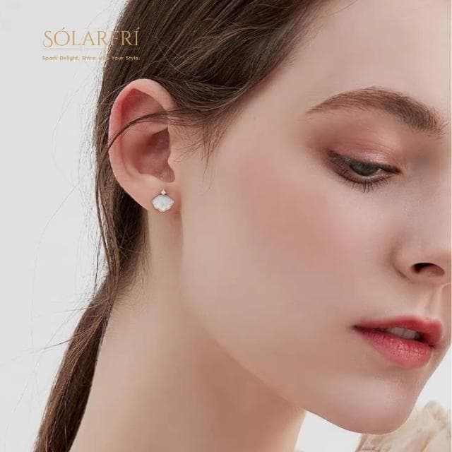 【SOLARFRi】銀針耳環｜優選親膚材質配戴舒適 附品牌禮盒包裝(閨蜜情人女友母親老婆禮物)