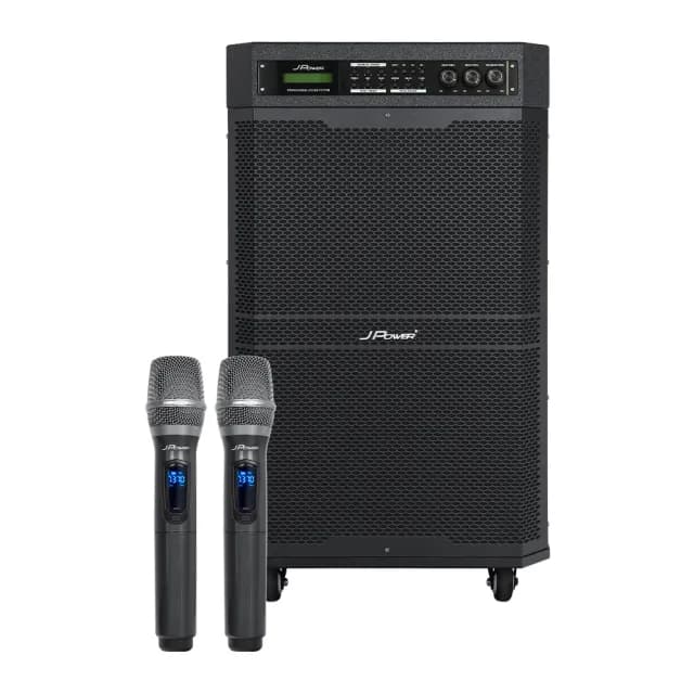 【J-POWER 杰強】震天雷15吋黑曜旗艦版-行動KTV藍牙音響(JP-AV-MK15BF)