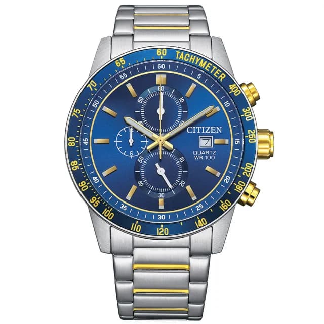 【CITIZEN 星辰】Chronograph系列 經典時尚計時腕錶 父親節 禮物  送禮 推薦(AN3684-59L)