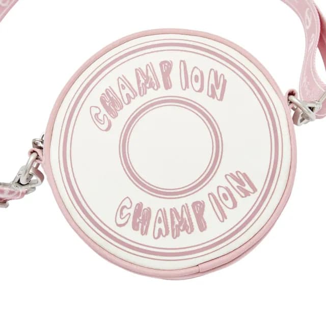 【Champion】情人節禮物 官方直營-質感帆布圓餅包(粉色)