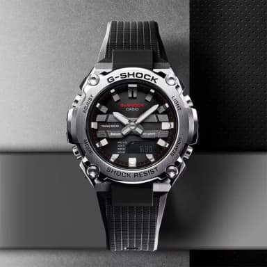【CASIO 卡西歐】G-SHOCK 纖薄太陽能藍芽手錶 送禮 禮物 推薦(GST-B600-1A)