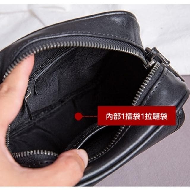 【LEEHER】斜背包/真皮/日本包包/牛皮側背包/情侶包包/男生禮物/时尚迷你小包/手機包/攜便包/時