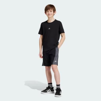 【adidas 官方旗艦】運動短褲 吸濕排汗 童裝 IR6227