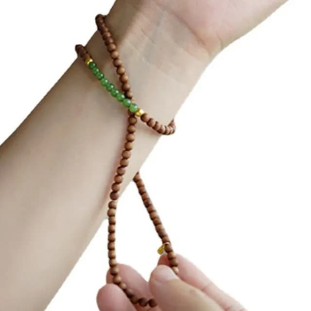 【LEESA】老山檀香手珠 串珠手鍊 玉手鍊 老山檀香開運手鍊 平安手鍊 細手鍊 長輩禮物 和田