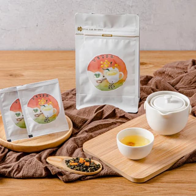 【肆食吧】芒果金萱 茶葉包 6gx10包(清爽果香 圓潤茶湯)
