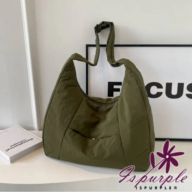 【iSPurple】情人節禮物 日系文青*通勤實用大容量素面托特包(顏色可選)