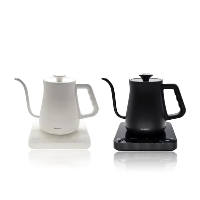 【HARIO】α 阿爾法溫控細口壺650ml 黑色(EKA65BTW)