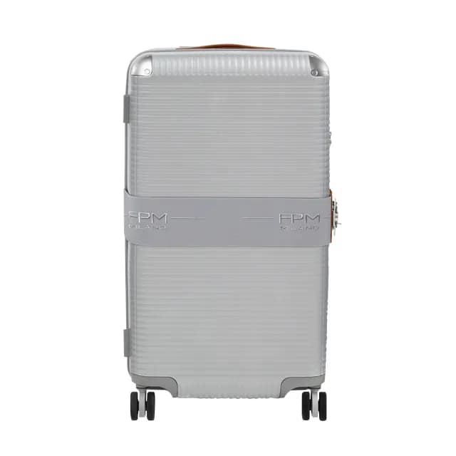 【FPM MILANO】BANK ZIP DELUXE 系列 30吋運動行李箱 冰川銀-平輸品(A2227301830)