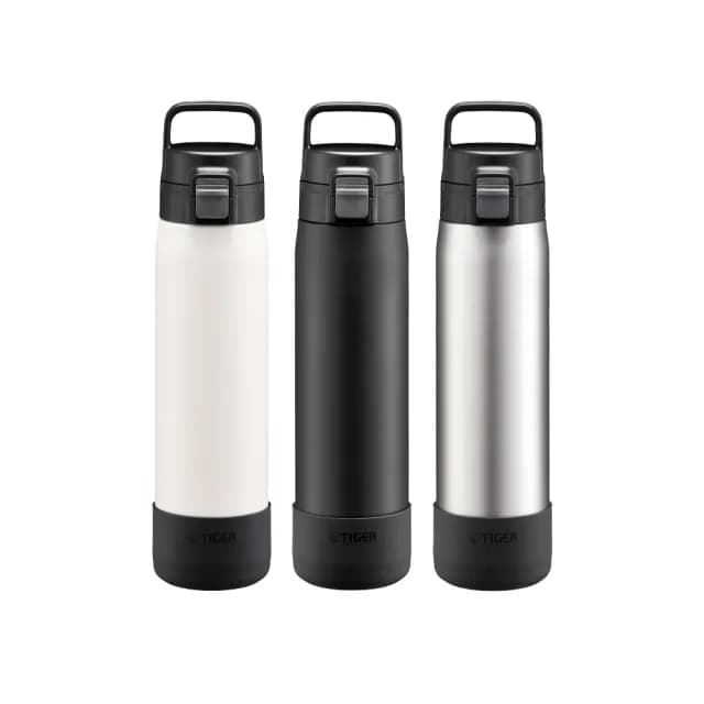 【TIGER虎牌】大容量手提彈蓋不鏽鋼保冷瓶800ml(MTA運動水瓶/戶外登山/輕量保冰杯)