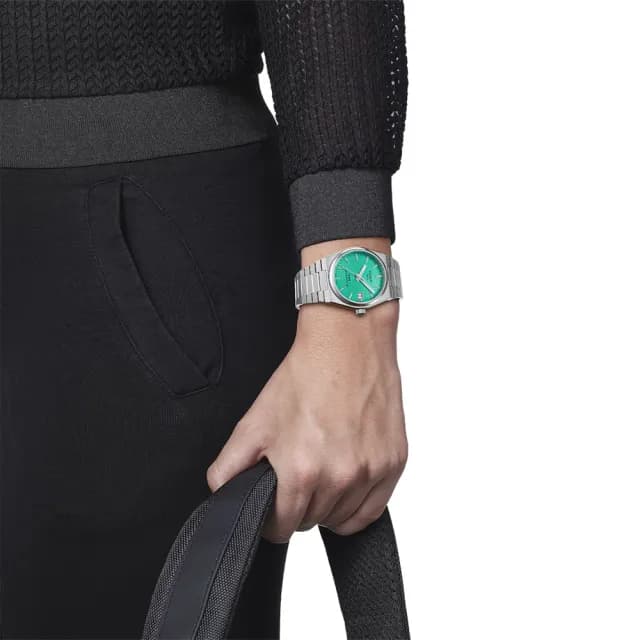 【TISSOT 天梭 官方授權】PRX 機械錶 對錶 情侶手錶 禮物(T1374071109101+T1372071109101)