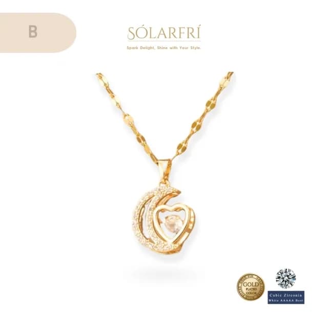 【SOLARFRi】品牌經典項鍊｜親膚女士項鏈可調鍊圍大小 附品牌禮盒包裝(閨蜜七夕生日情人女友禮物)