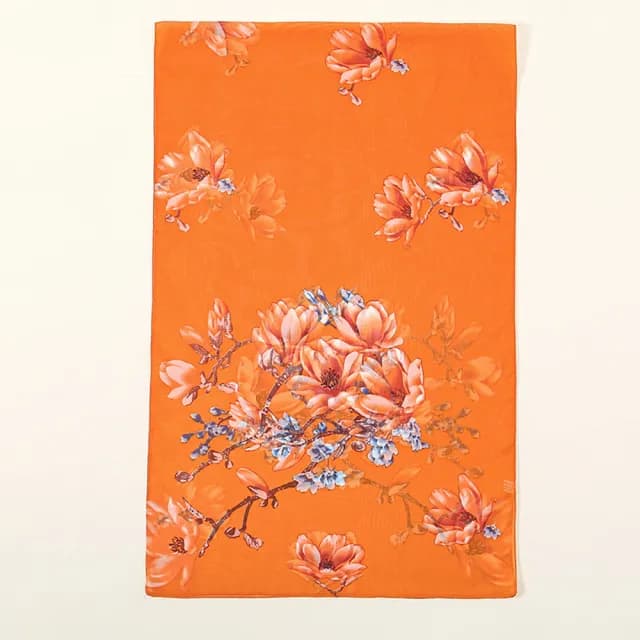 【Sukie】雪紡紗圍巾 花卉圍巾/浪漫中國風花卉印花50X150雪紡紗圍巾(3色任選)