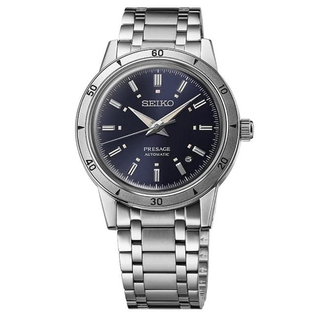 【SEIKO 精工】PRESAGE系列 Style60’s 復古風 機械腕錶 母親節 禮物 推薦(SRPL07J1/4R35-06H0B)