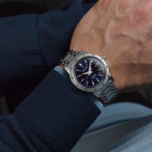 【SEIKO 精工】PRESAGE系列 Style60’s 復古風 機械腕錶 母親節 禮物 推薦(SRPL07J1/4R35-06H0B)