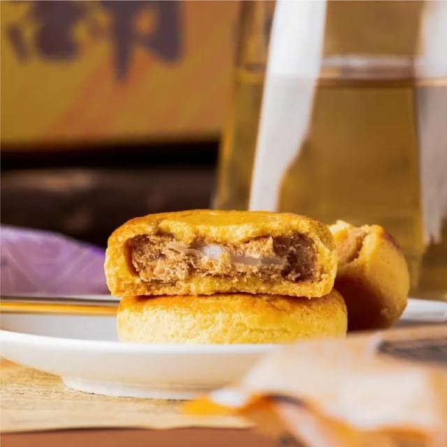【胖肉舖】麻糬肉鬆餅禮盒 -10入/盒(商品均附提袋)