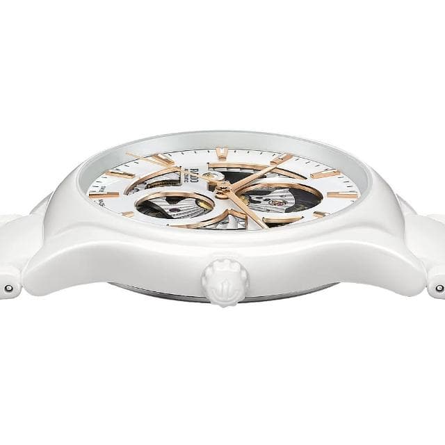 【Rado 雷達表】True Round 真系列開芯鏤空機械腕錶-40mm白送禮推薦(R27115012)