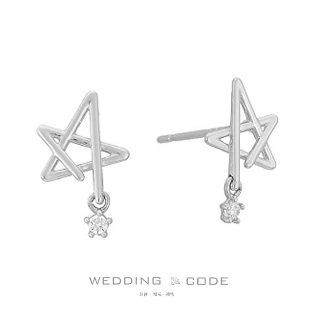 【WEDDING CODE】14K金 鑽石耳環 TME2274(限量 母親節 現貨)