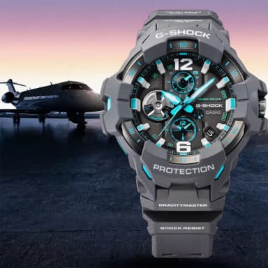 【CASIO 卡西歐】G-SHOCK MASTER OF G 專業航空錶 太陽能藍芽飛行錶 送禮 禮物 推薦(GR-B300-8A2)