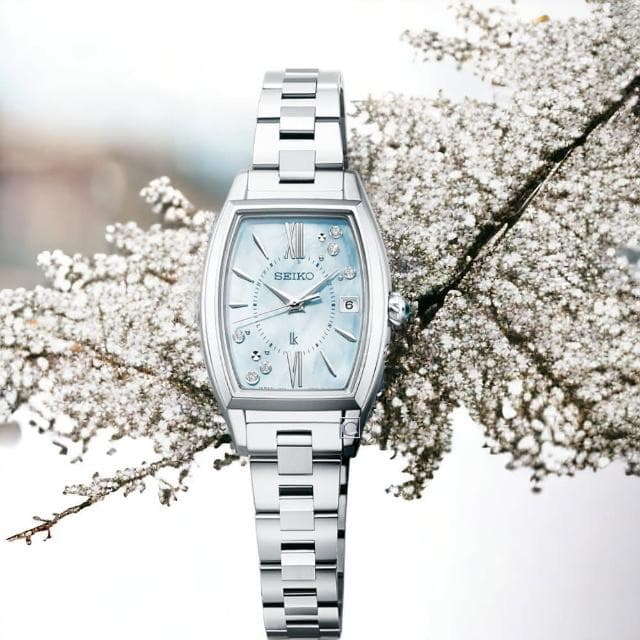 【SEIKO 精工】伊甸園聯名 太陽能錶電波錶 女錶 指針錶 指針錶 手錶 禮物 畢業(1B32-0BJ0B.SSVW231)